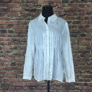 Sonoma White Button Down Shirt